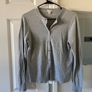 J Crew Caryn cardigan - grey - size medium